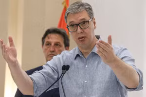 Tổng thống Serbia Aleksandar Vucic.