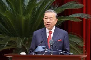 Tổng Bí thư Tô Lâm phát biểu bế mạc Hội nghị Trung ương 15 - Ảnh: VGP/Nhật Bắc.