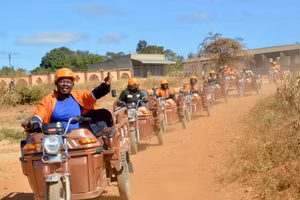 Công ty khởi nghiệp Mobility for Africa của Zimbabwe muốn mang xe 3 bánh chạy điện đến các vùng nông thôn trên khắp châu Phi. Ảnh: Mobility for Africa