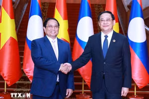 Thủ tướng Phạm Minh Chính hội kiến Thủ tướng Lào, Chủ tịch ASEAN 2024