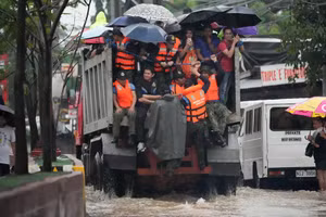 Hình ảnh hậu quả kinh hoàng bão Yagi để lại ở Philippines