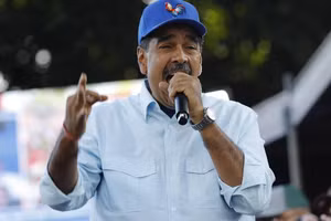 Tổng thống Venezuela Nicolas Maduro. Ảnh: AP