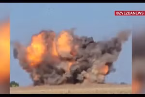 Phá bom mìn từ xa mở hành lang cho khí tài ở Zaporozhzhia