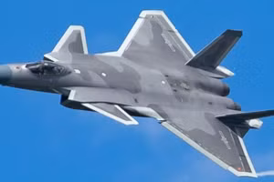 Một chiếc máy bay chiến đấu J-20 của Trung Quốc. Ảnh: Wikimedia Commons