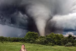 'Nữ hoàng lốc xoáy' bắt trọn những khoảnh khắc tử thần