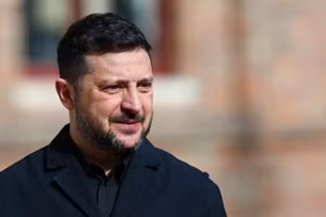 Tổng thống Ukraine Zelensky.