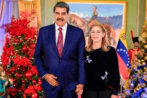 Tổng thống Venezuela Nicolas Maduro và phu nhân.