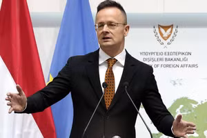 Bộ trưởng Ngoại giao Hungary Peter Szijjarto.