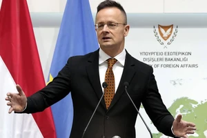 Bộ trưởng Ngoại giao Hungary Peter Szijjarto.