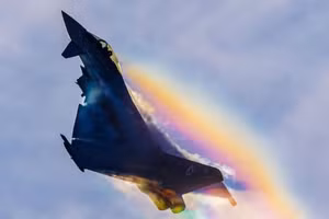 Máy bay chiến đấu Eurofighter Typhoon.