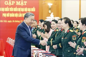 Tổng Bí thư Tô Lâm và các đại biểu. Ảnh: Thống Nhất/TTXVN.