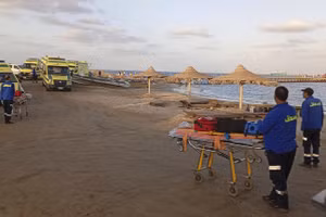 Video lật thuyền chở 44 người ở Biển Đỏ