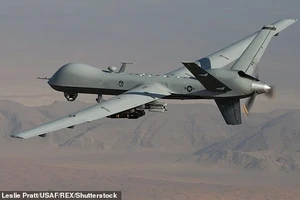 Đoạn ghi hình được thực hiện bởi một máy bay không người lái MQ-9 Reaper (trong ảnh) do Không quân Mỹ điều khiển.