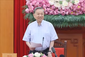 Tổng Bí thư Tô Lâm phát biểu. (Ảnh: Thống Nhất/TTXVN)