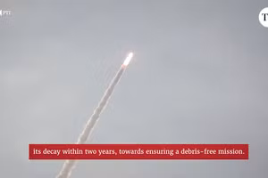 Video tên lửa PSLV-C61 của Ấn Độ bất ngờ gặp sự cố kỹ thuật