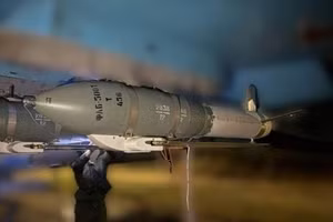 Một loại bom lượn mới của Nga. Ảnh chụp qua Telegram.