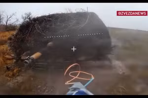 Công bố video drone phá tan xe tăng Abrams ở Zaporizhzhia