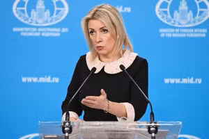 Người phát ngôn Bộ Ngoại giao Nga Maria Zakharova. Ảnh: Sputnik/Stanislav Krasilnikov