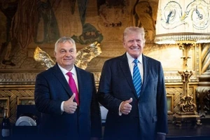 Thủ tướng Hungary Viktor Orban và ông Donald Trump.