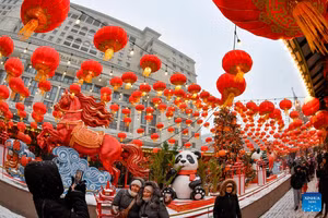 Moscow rực rỡ sắc màu đón năm Bính Ngọ