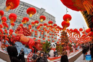 Moscow rực rỡ sắc màu đón năm Bính Ngọ