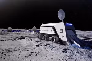 Hình ảnh ý tưởng về máy đào mặt trăng của Interlune. Ảnh: Interlune.