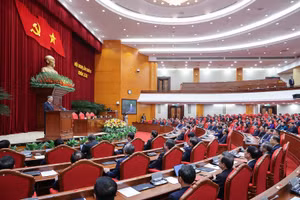 Hội nghị lần thứ 15 Ban Chấp hành Trung ương Đảng khoá XIII. Ảnh: VGP/Nhật Bắc