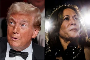 Ông Trump và bà Harris - 2 ứng cử viên của cuộc bầu cử tổng thống Mỹ.