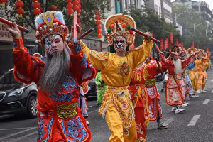 Cận cảnh điệu múa nửa võ thuật, nửa kinh kịch độc đáo