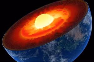 “rạng thái vật chất bí ẩn được phát hiện chảy bên trong lõi Trái Đất