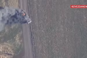 Khoảnh khắc UAV diệt gọn thiết bị và trận địa ở Krasnoarmeysky