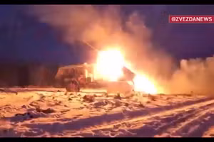 Video hệ thống phóng loạt Grad rải tên lửa xuống đối phương ở Kursk