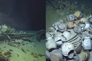 Chìm sâu hơn 2.500 mét, xác tàu buôn cổ hé lộ kho báu thời Phục hưng