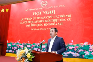 Bộ Nông nghiệp và Môi trường giới thiệu 3 người ứng cử ĐBQH khoá XVI