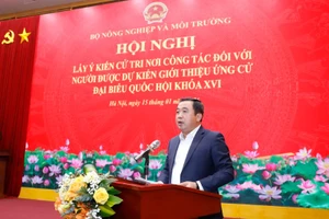 Bộ Nông nghiệp và Môi trường giới thiệu 3 người ứng cử ĐBQH khoá XVI