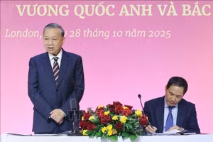 Tổng Bí thư Tô Lâm phát biểu. Ảnh: Thống Nhất/TTXVN 