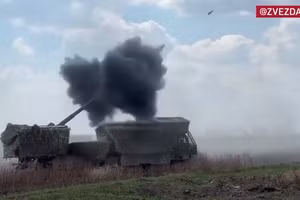 Pháo Hyacinth-K xóa sổ điểm điều khiển drone gần Krasnoarmeysk