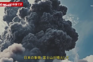 Video AI rúng động cảnh báo Tokyo có thể bị phủ kín khi Núi Fuji phun trào
