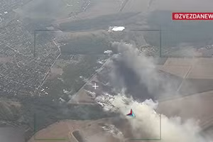 Cảnh Iskander, bom FAB-500 và UAV Geran kết hợp tập kích ở DPR