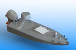 Bản vẽ mô phỏng tàu USV Palid. Ảnh: Đại học bang Mindanao