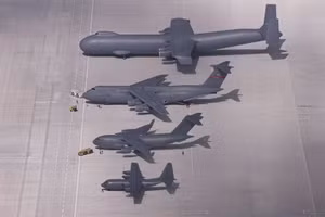 Radia định vị phiên bản quân sự của Windrunner như một cách để hỗ trợ các đội bay vận tải chiến lược hiện có vẫn đang hoạt động nhưng đã ngừng sản xuất, chẳng hạn như C-130 Hercules, C-5 Galaxy và C-17 Globemaster III, đồng thời tăng thêm năng lực cho các nhiệm vụ chiếm số lượng lớn (Nguồn ảnh: Radia)