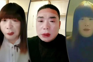 Một người đàn ông cải trang ở Trung Quốc đã bí mật quay phim cảnh quan hệ của mình nhiều nam giới khác đã gây ra những lo ngại nghiêm trọng về sức khỏe cộng đồng. Ảnh: SCMP/Weibo/Douyin