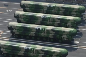 Hình ảnh minh họa. Các tên lửa đạn đạo liên lục địa của Trung Quốc được cho là đã nạp vào các hầm phóng mới gần biên giới Mông Cổ. (Ảnh: Quân đội Trung Quốc)