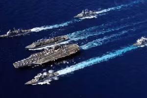 Trung Đông nóng lên với lực lượng tàu sân bay, khu trục hạm hùng hậu