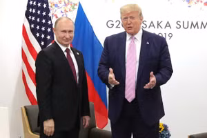 Tổng thống Nga Vladimir Putin và Tổng thống Mỹ Donald Trump. (Ảnh: Văn phòng Báo chí Điện Kremlin)
