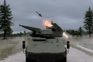 Hệ thống tên lửa DefendAir của Skyranger 30 đang hoạt động