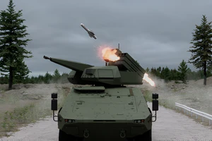 Hệ thống tên lửa DefendAir của Skyranger 30 đang hoạt động