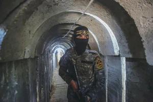 Chiến binh Lữ đoàn Al-Quds tại Beit Hanun, Gaza. Ảnh: FLASH90