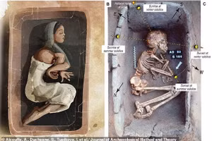 Các nhà khảo cổ học tìm thấy hài cốt của một cô gái tuổi teen được chôn cất cách đây hơn 5.000 năm. Những người chôn cất cô đầu tiên đã cắt đứt cánh tay của cô và đặt lên ngực cô.