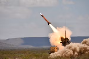 Hệ thống tên lửa phòng không MIM-104 Patriot được biên chế cho Lữ đoàn Pháo phòng không số 11 đóng tại Fort Bliss, Texas. Ảnh: DVIDS